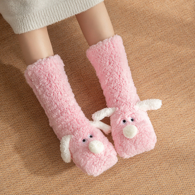 Dailyon Cute Cartoon Plush Socks