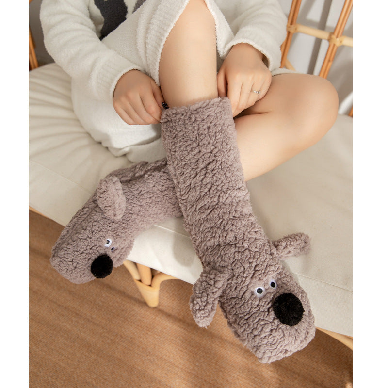 Dailyon Cute Cartoon Plush Socks