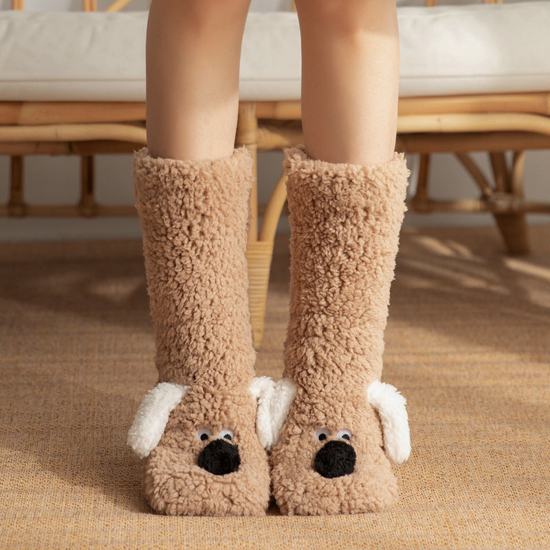 Dailyon Cute Cartoon Plush Socks