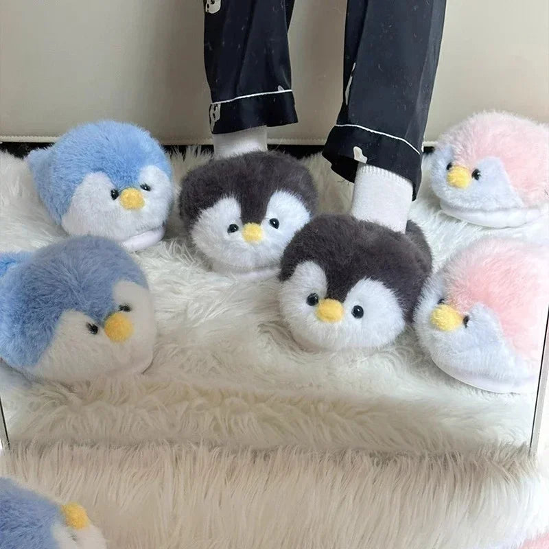 Dailyon Teddy-Bear Plush Slippers