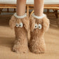 Dailyon Kawaii Puppy-Ear Winter Slipper Socks