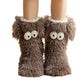 Dailyon Kawaii Puppy-Ear Winter Slipper Socks
