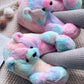 Dailyon Teddy Bear Plush Slippers