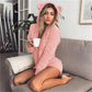 Dailyon Women’s Fluffy Cat Ear Pajama Set 2 piece