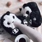Dailyon Teddy Bear Plush Slippers