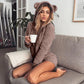 Dailyon Women’s Fluffy Cat Ear Pajama Set 2 piece