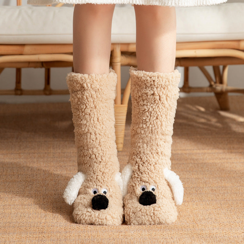Dailyon Cute Cartoon Plush Socks